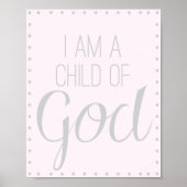 Poster I am a Child of God Print (Devant)