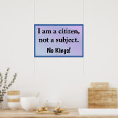 Poster I Am A Citizen (Cuisine)