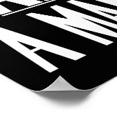 Poster I Am A Man - Civil Rights - Black and White (Coin)