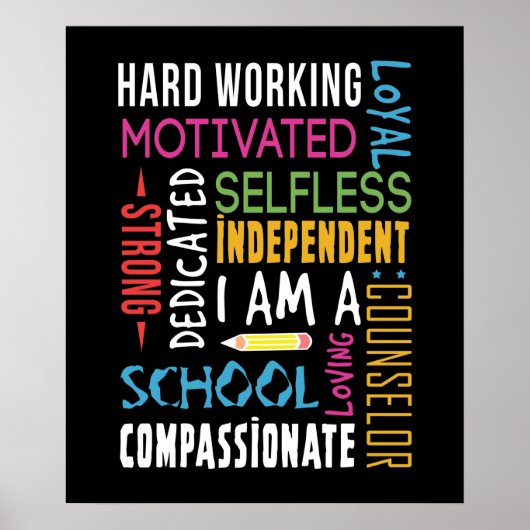 Poster I Am A School (Devant)