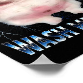 Poster I Am Bble Wash My Belly Funny Dog Clean My Belly M (Coin)