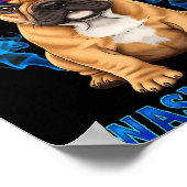 Poster I Am Bble Wash My Belly Funny T Bull Dog Meme (Coin)