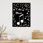 Poster I Am Music Poster_ par Elenne Boothe (Cuisine)