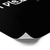 Poster I Am Pleasant , Funny Humor Apparel Joke Gag Premi (Coin)