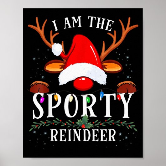 Poster I Am The Srty Reindeer Christmas Family (Devant)