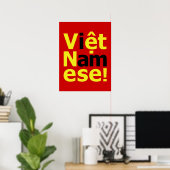 Poster i am Việt Namese! (Bureau à domicile)