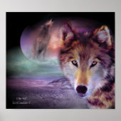 Poster I Am Wolf Art Poster/Print (Devant)