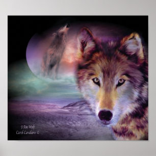 Poster I Am Wolf Art Poster/Print