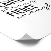 Poster I am Woman - Boho Minimalist Motivational  (Coin)