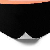 Poster I Ap-peach-ciate You Funny Peach Pun Dark BG (Coin)