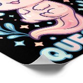 Poster I Axolotl Questions Funny Cute Pun Design (Coin)