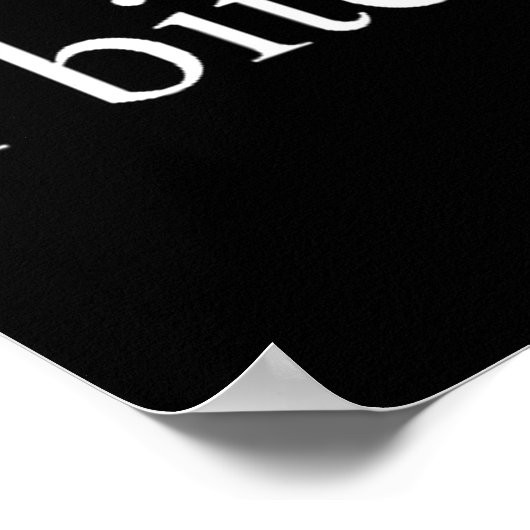 Poster I Bite Funny Sarcastic Humor Statement Design  (Coin)