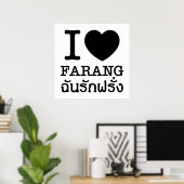Poster I Black Heart (Love) Farang (Bureau à domicile)
