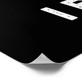 Poster I Blue It Funky Artist Paint Pun Dark BG (Coin)