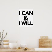 POSTER I CAN AND I (Cuisine)