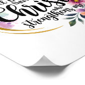 Poster I Can Do All Things Through Christ  (Coin)