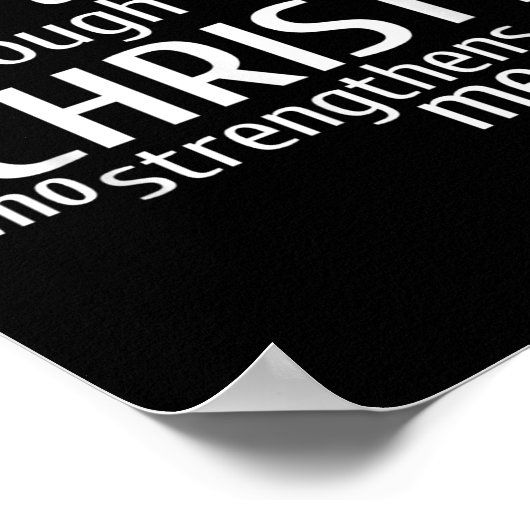 Poster I Can Do All Things Through Christ - Christian Gif (Coin)