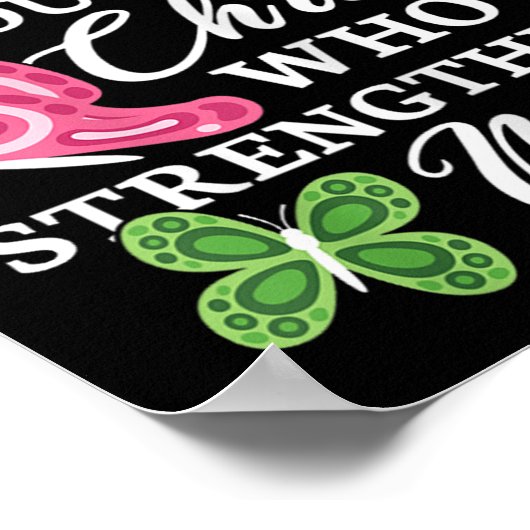 Poster I Can Do All Things Through Christ Who Strengthens (Coin)