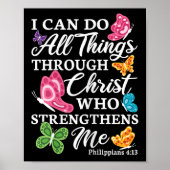 Poster I Can Do All Things Through Christ Who Strengthens (Devant)