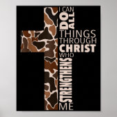 Poster I Can Do All Things Through Christ Who Strengthens (Devant)