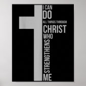 Poster I Can Do All Things Through Christ Who Strengthens (Devant)