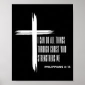 Poster I Can Do All Things Through Christ Who Strengthens (Devant)