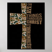 Poster I Can Do All Things Through Christ Who Strengthens (Devant)