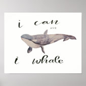 Poster I Can et I Whale (Devant)