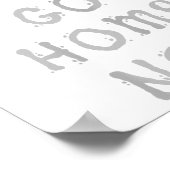 Poster I Can Go Home Now Gym Women's Workout Motivational (Coin)