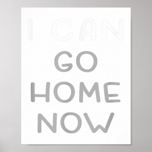 Poster I Can Go Home Now Motivational Workout (Devant)