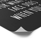 Poster i can'be be held responsible for what my face does (Coin)