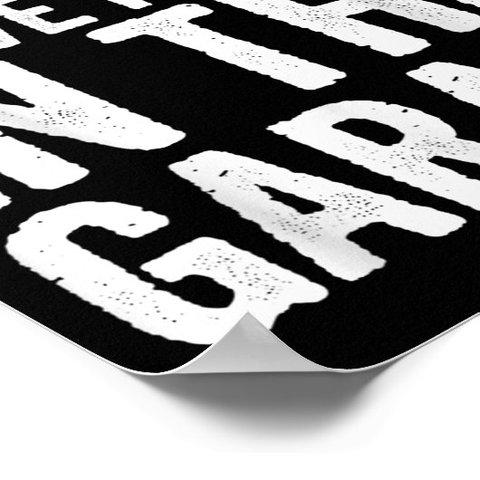 Poster I Cant I Have Plans In The Garage (Coin)