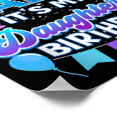 Poster I Cant Keep Calm Its My Daughter Birthday Shirt Bd (Coin)