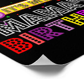 Poster I Cant Keep Calm Its My Mama's Birthday  (Coin)