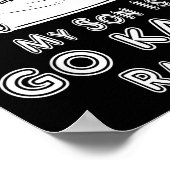 Poster I Can't My Son Is Go Kart Racing (Coin)