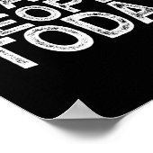 Poster I Can't People Today (Coin)