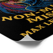 Poster I Cast Non-magic Missile Funny Wizard Parody Meme  (Coin)