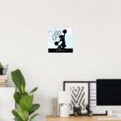 Poster "I Cheval For God" (Bureau à domicile)