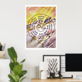Poster I Ching (Bureau à domicile)