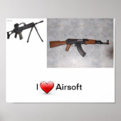 Poster I Coeur Airsoft (Devant)