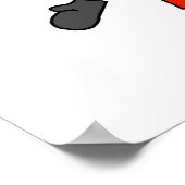 Poster I Cook - Chef femme (Coin)