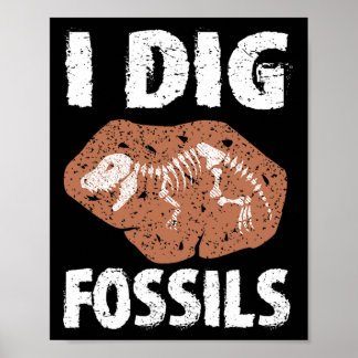 Poster I Creg Fossiles Paléontologie Costume Géologie Pal