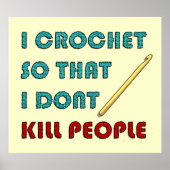Poster I Crochet, imprimer (Devant)