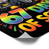 Poster I Crushed 67 Days Of School Funny Meme Gen Z Stude (Coin)