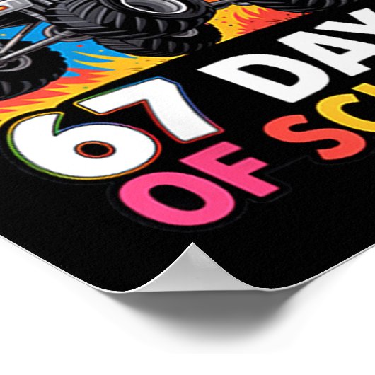 Poster I Crushed 67 Days Of School Kids Back To School Fu (Coin)