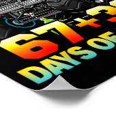 Poster I Crushed 67 Days Of School Monster Truck 100 Days (Coin)