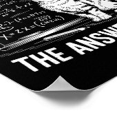 Poster I Did Math The Answer Is Cat Mathematics Funny Mat (Coin)