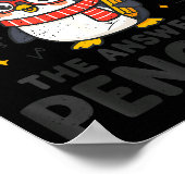 Poster I Did The Math The Answer Is Penguin Christmas Mat (Coin)