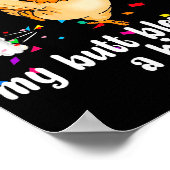 Poster I Didn't Fart My Butt Blew You A Kiss Chicken Vale (Coin)