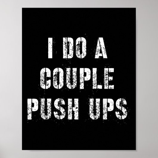 Poster I Do A Couple Push Work Out Gift (Devant)
